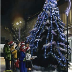 Silent Night Christmas Card (Trade Pack of 4)
